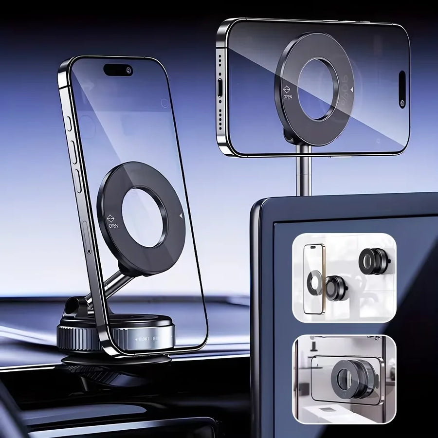 Foldable Magnetic Suction Phone Mount