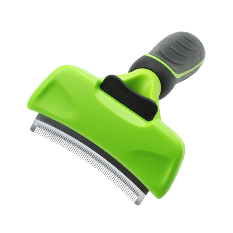 Pet Deshedding Comb with Curved Blade