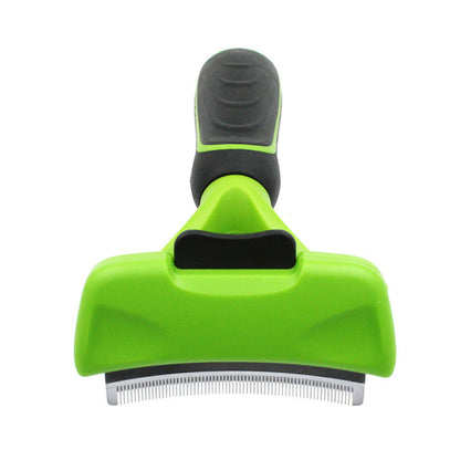 Pet Deshedding Comb with Curved Blade