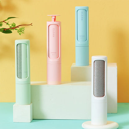 Reusable pet hair remover roller