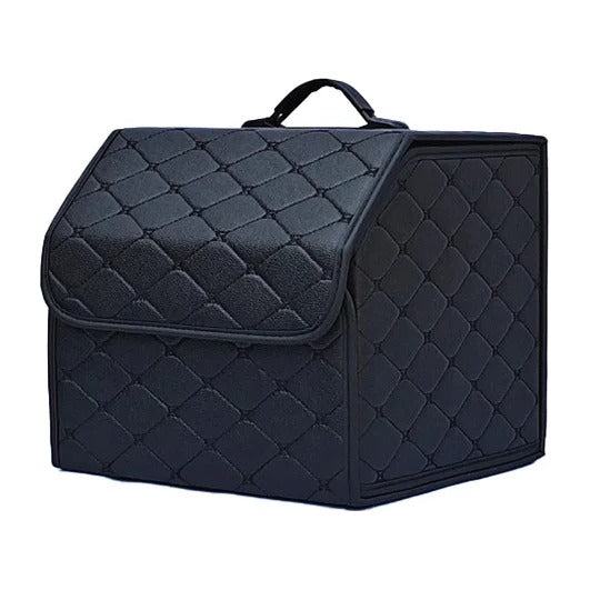 Folding car boot organiser in Black, small