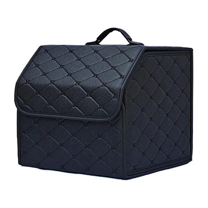 Folding car boot organiser in Black, small