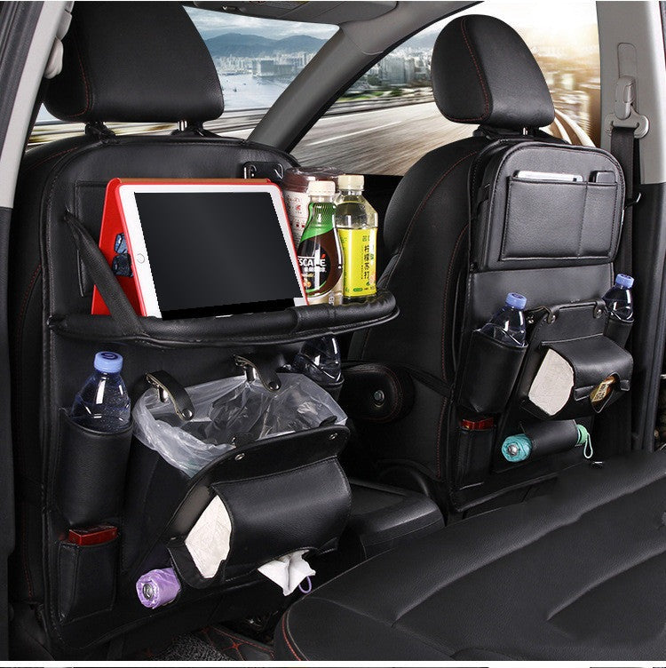 Car Seat Back Organiser in Black