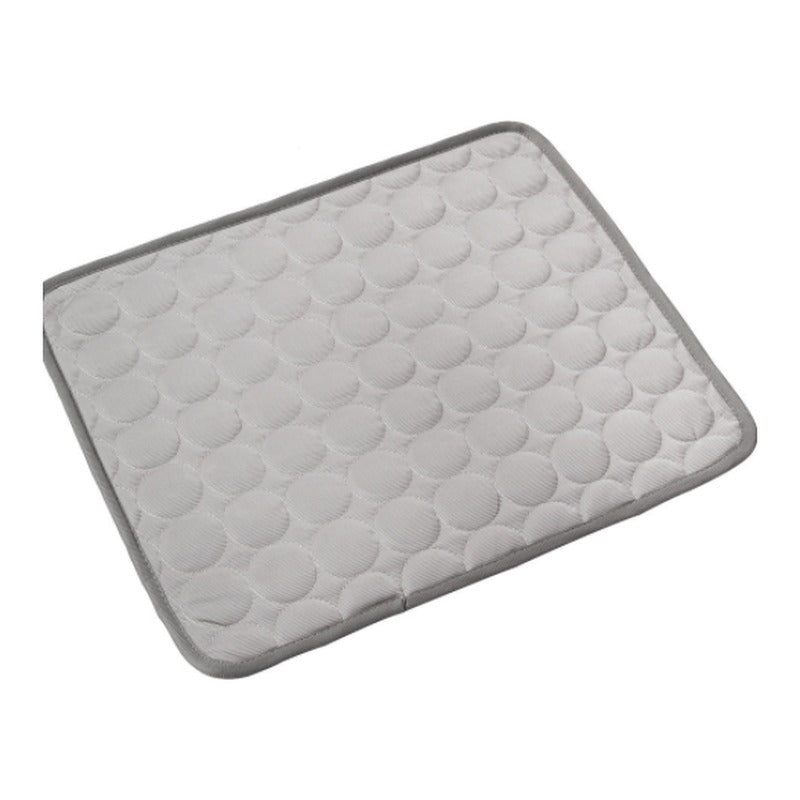 Cool-touch pet mat in grey