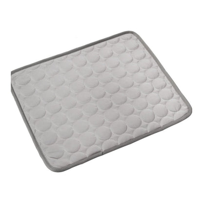 Cool-touch pet mat in grey