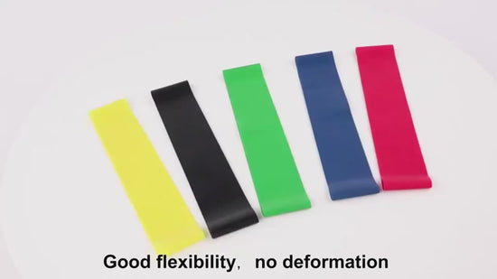 Exercise demo with a flat resistance band